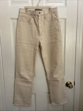 Joe's Jeans Straight Leg Jeans in Cream